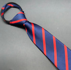 SHOWPONYPREP Zip Tie Adults - Navy & Red Showing tie TN8