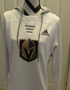 Adidas Para Hombres Grande Blanco Las Vegas Golden Knights Pullover NHL Hockey Sudadera con Capucha - Imagen 1 de 6