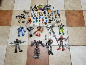 Lego Bionicle Lot, Inc Titans TAKUTANUVA Many Masks & Figures  Read Description  - Picture 1 of 16