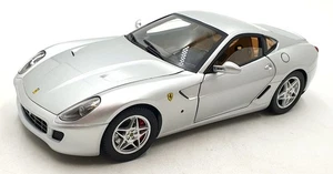 Hot Wheels 1/18 Scale Diecast DC9824V - Ferrari 599 GTB - Silver - Picture 1 of 5