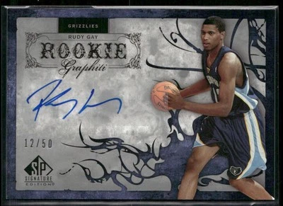 2006-07 SP Signature Edition #RG-RG Rudy Gay Rookie GRAPHiti AUTO #/50 - Image 1 of 2