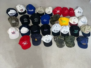 Vintage 90's Snapback Trucker Cap Hat Collection Lot of 31 Variety Rare Hats - Picture 1 of 24