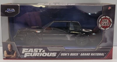Jada Fast & Furious Dom's 别克 Grand National 黑色汽车压铸 1: 32 — 第 1/4 张图片