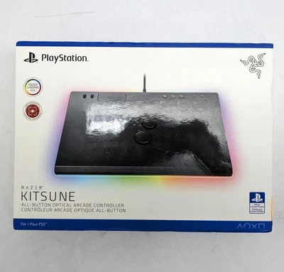 Razer Kitsune All-Button Optical Arcade Controller for Playstation Black - Image 1 of 4