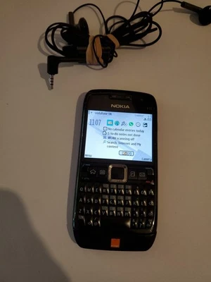Nokia E71 - Black (Unlocked) Smartphone - Image 1 of 4