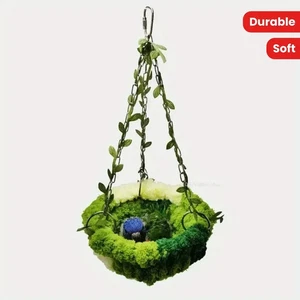 Flannel Parrot Hammock Swing Cozy Hanging Bed For Cockatiels Conures Small Bird - Picture 1 of 5