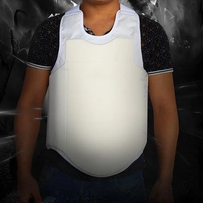 Unisex Adult Child Taekwondo Karate Chest Guard Vest Boxing Karate Breast Protec - Image 1 of 4