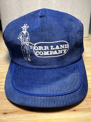 Cap Trucker Hat Corduroy Vintage Made in Korea “Orr Land Company” - Image 1 of 4