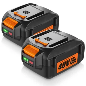 PACK 40V 3.5Ah For Worx 40V WA3580 Lithium-Ion Battery WG180 WG280 WG380 WG580 - Picture 1 of 30