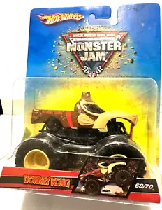 Donkey Kong 2008 #68/70 Monster Jam Hot Wheels raro - Imagen 1 de 3
