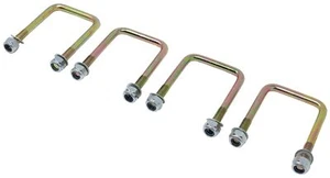 4 U Bolts 60 x 60mm plus 30mm thread M10 Hi Tensile Steel and Nuts Washers - Picture 1 of 2