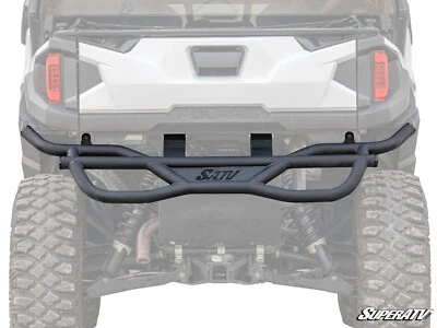 SuperATV Rear Bumper for Polaris General XP 1000 / 1000 - Wrinkle Black - Image 1 of 4