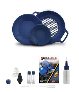 Minelab PRO-Gold Panning Kit - 2 Gold Pans, 1 Classifier, 1 Convertible Carry Ba - Picture 1 of 5