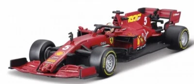 1/43 Ferrari F1 SF1000 Team Scuderia N5 GP Toscana Sebastian Vettel by Bburago - Image 1 of 2