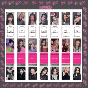 7pcs/Set BABYMONSTER MAKESTAR YG SELECT Self Made Photo cards HD Photocard DRIP - Picture 1 of 6