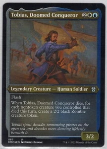 1x Tobias, Doomed Conqueror *Etched Foil* - Dominaria United: Commander - NM - Picture 1 of 1