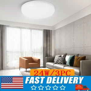 3 PACK LED Ceiling Down Light Ultra Thin Flush Mount Kitchen Lamp Home Fixture - Picture 1 of 10