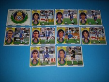 10 Cromos R.C.D. ESPANYOL Liga 96/97 (1996/1997) de Colecciones Este