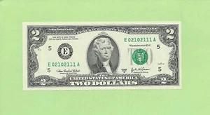 2003A ..UNCIRC $2 E 0210 0111 A .... 2003A $2 E-A NICE NOTE FRN - Picture 1 of 2