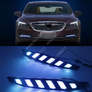 Luz antiniebla LED DRL 3 colores para Buick LaCrosse 2017-2019 - Imagen 1 de 12