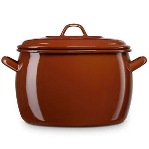 Olla Abombada Cocina Inducción 28 cm Cazuela 11 L Grande con Tapa, Vintage - Imagen 1 de 2