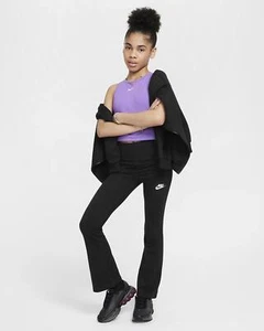 NIKE LEGGINGS NSW CLSS FLARE - BLACK - FZ5585-010 - Picture 1 of 1
