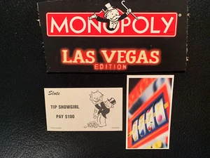 Monopoly LAS VEGAS Tip Showgirl SLOTS CARD Game Replacement Piece 2003 - Picture 1 of 2