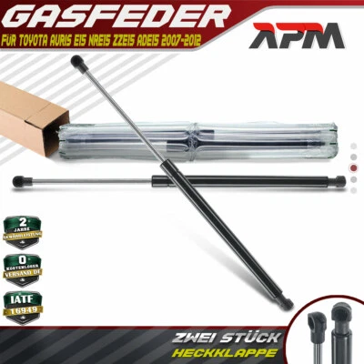 2x Gasfeder Heckklappe Dämpfer 443mm 455N für Toyota Auris E15 NRE15 ZZE15 ADE15