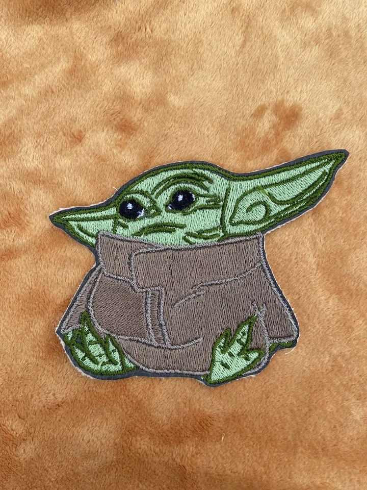 4 Inch Sew On Embroidered The Child Mandalorian Baby Yoda Patch Only Embroidery - Image 1 of 1