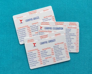 Carnival Cruise Deck Locator® - Deck Finder - Wayfinder - Deck Cards - ALL SHIPS - Picture 1 of 27
