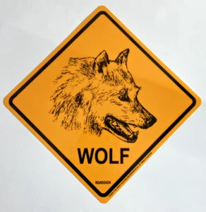 Wolf - The Great Australian Road Sign Co - Medium - Bild 1 von 2