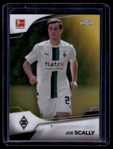 2022-23 Topps Chrome Bundesliga Gold Refractor /50 Joe Scally Mönchengladbach - Bild 1 von 2