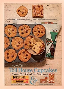 VINTAGE 1963 NESTLES TOLL HOUSE BAKING CHOCOLATE PRINT AD - Picture 1 of 1