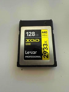 Lexar Professional 128gb 440mb/s XQD memory card 2933x - Picture 1 of 2
