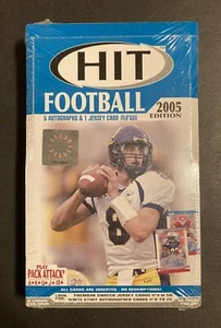 Sage Hit 2005 caja de hobby de fútbol americano sellada de fábrica - busca el novato Aaron Rodgers - Imagen 1 de 4