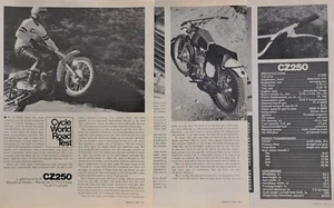 1974 CZ 250 4p Motorcycle test Article - Picture 1 of 1