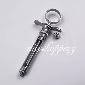 1x Edelstahl Zahn Saugspritze Zahnarzt chirurgische Instrumente 1,8 ml - Bild 1 von 9