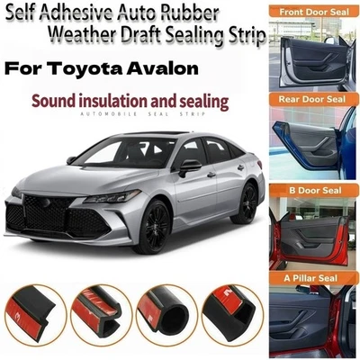 Tiras de sellado de goma para puerta aire climático viento reducción de ruido k para Toyota Avalon Foto 1 de 4
