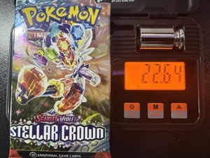 Pokemon Corona Stellare Booster Pack Sigillato 22.64g 3.70mm Più Pesante! - Foto 1 di 6