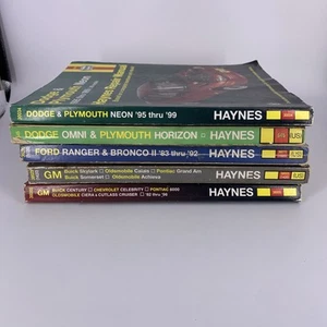 Lot Of 5 FORD Mustang Vehicle Repair Manuals Haynes Chilton ~W4 - Picture 1 of 6