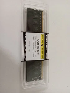 32GB Module DDR4-2666 PC4-21300 DIMM Desktop 40942 RAM 2Rx8 1.2v Non-ECC DIMM - Picture 1 of 2