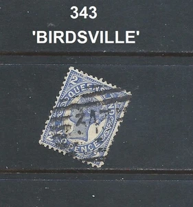 QUEENSLAND _ PO NUMBER 343 'BIRDSVILLE' postmark _____(908) - Bild 1 von 1