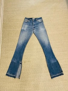 Re/Done Levi 27 Inseam 37"The Elsa High Rise Bootcut Leg Jeans $565 Retail - Picture 1 of 10