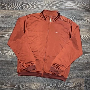 Vintage 2000s NIKE Big Swoosh Back Embroidery Track Top Jacket size YXL(men’s S) - Picture 1 of 13