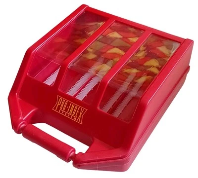 VINTAGE Pro-Index Card Organizer Red - Image 1 of 4
