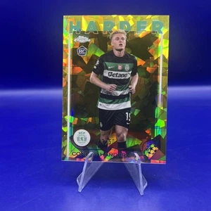 Topps Chrome Sapphire 2024-24 Conrad Harder /50 Rookie RC Sporting Gold - Picture 1 of 6