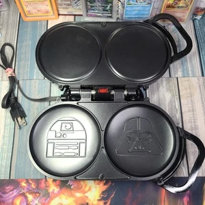 Disney STAR WARS Pancake Maker R2-D2 & Darth Vader LSW-300CN Easy To Use & Make! - Picture 1 of 7