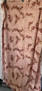 Vintage pink floral fabric 3 yards x 60 wide - Picture 1 of 3