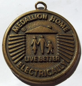 ~1950s Medallion Home "Live Better Electrically" Fob/Medal/Token - Cowlitz Wash - Picture 1 of 2