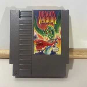 Nintendo Entertainment System NES Dragon Warrior Spiel 1989 Original Sauber Japan - Bild 1 von 9
